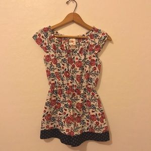 cute red, white, and blue romper by Jenna & Jessie